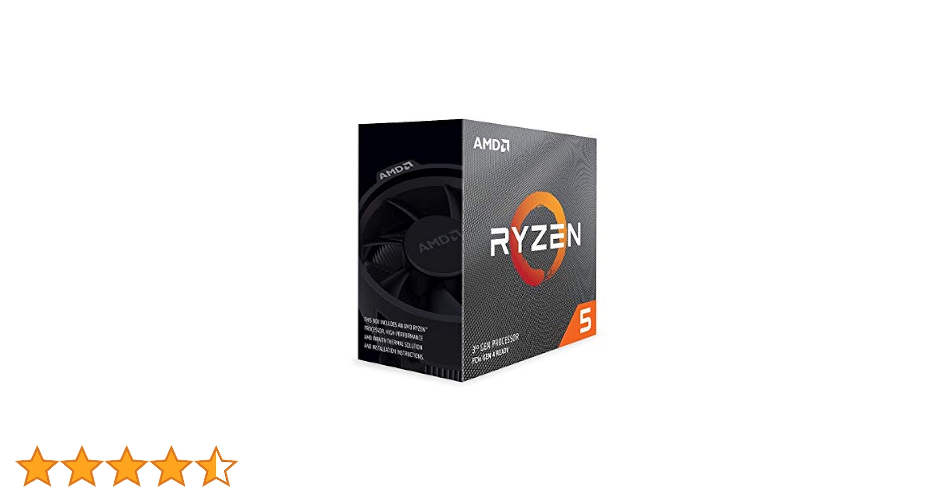 AMD Ryzen 5 3600 + AMDクーラー Amazon | AMD Ryzen 5 3600 with Wraith Stealth cooler 3.6GHz